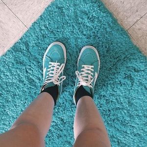 Vans Hi-Top in Teal/Turquoise