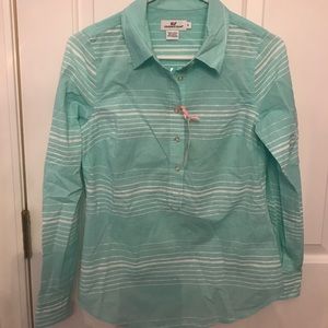 VINEYARD VINES SEAPLANE STRIPE POPOVER