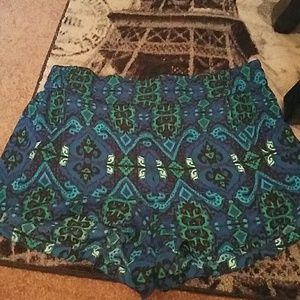 Express patterned shorts