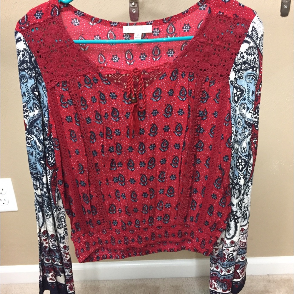 Patterned Nordstrom top