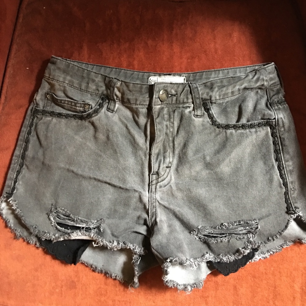 Free People Denim Shorts