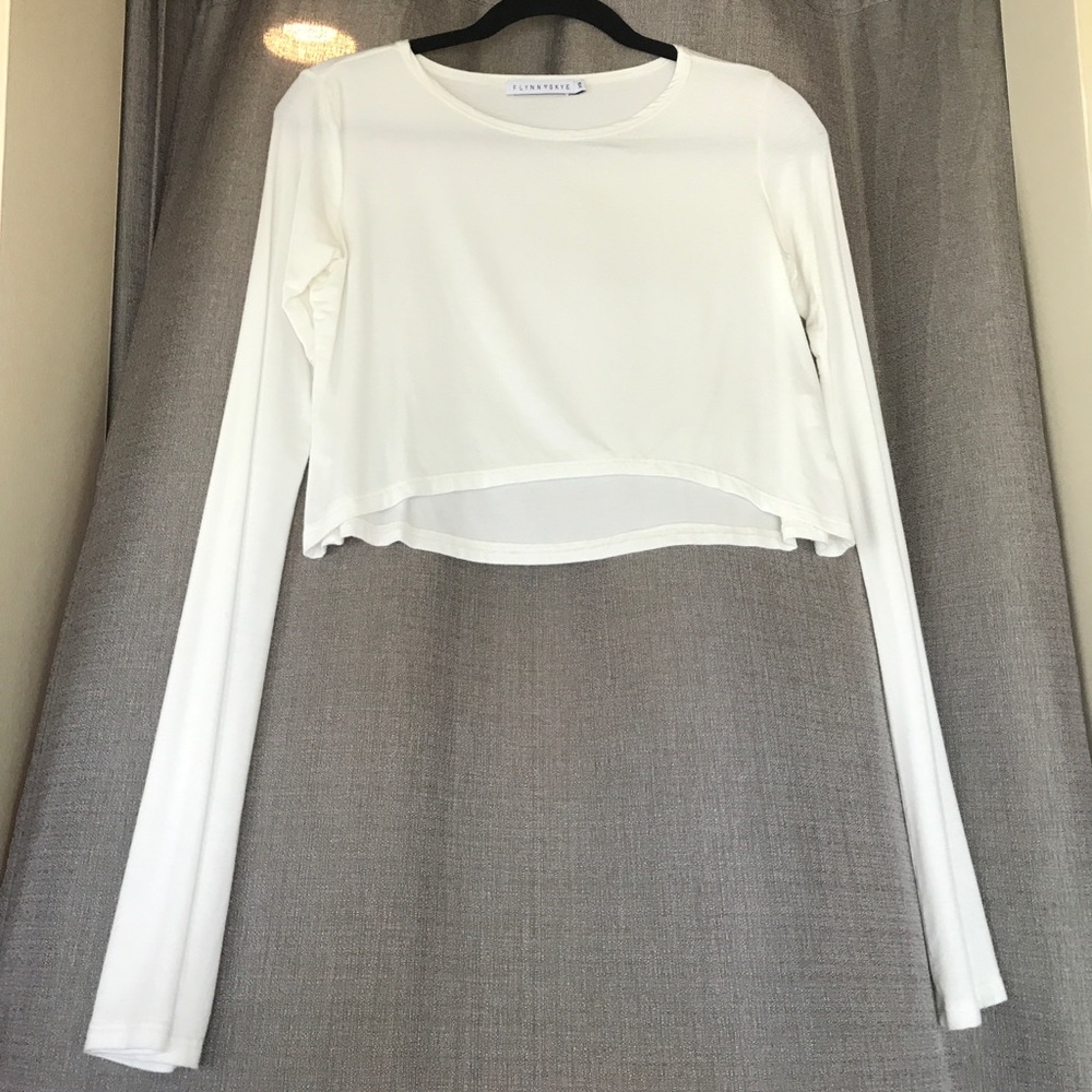 Crop top long sleeve