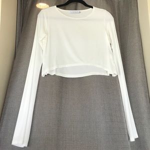 Crop top long sleeve