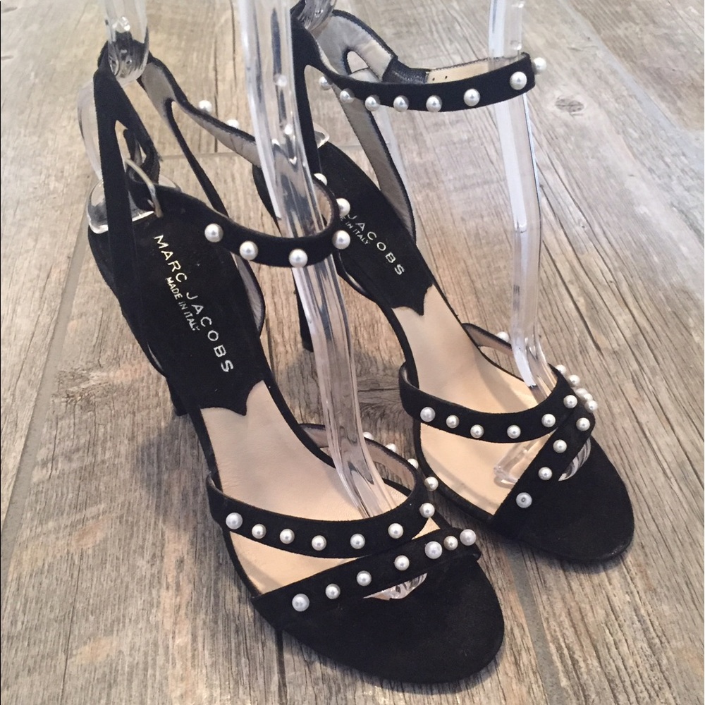 Marc Jacobs Suede and Pearl heels