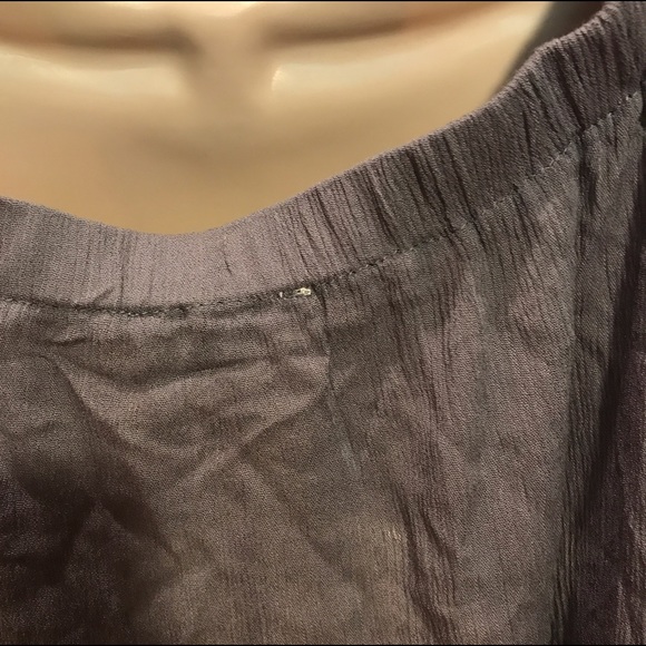 Embroidered Top With Tie Sleeves And Lace - Picture 8 of 8