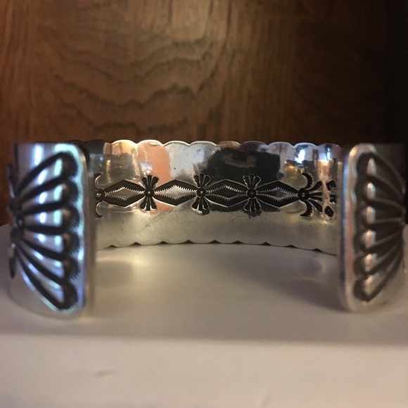 Vintage hand made Native American coral bracelet