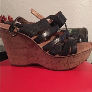 Super comfortable wedge/heel.