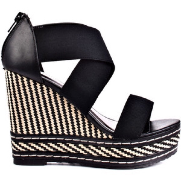 Charles David Shoes - Charles by Charles David "Letti" Raffia Wedge