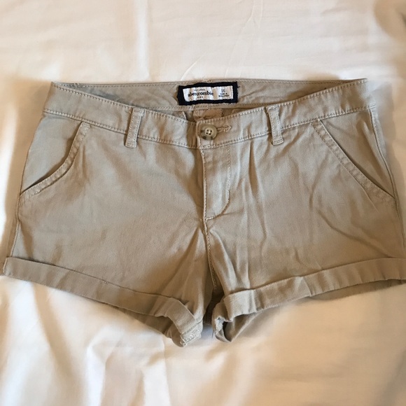 Abercrombie Kids Tan Chino Shorts - Picture 1 of 3