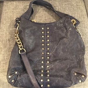 Dark Blue Michael Kors Hobo bag