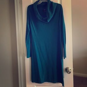 Dark real winter dress