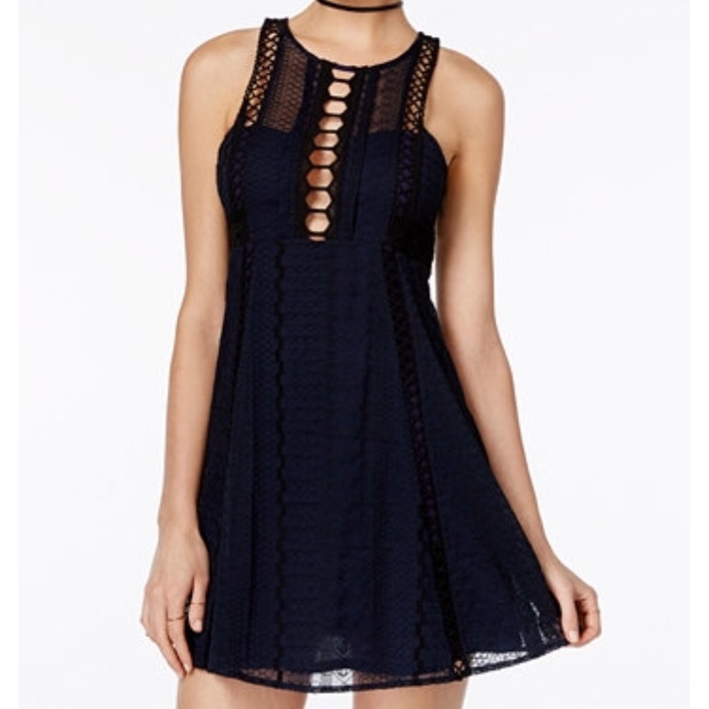 Free People Navy Dress