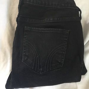 Destroyed black jeans