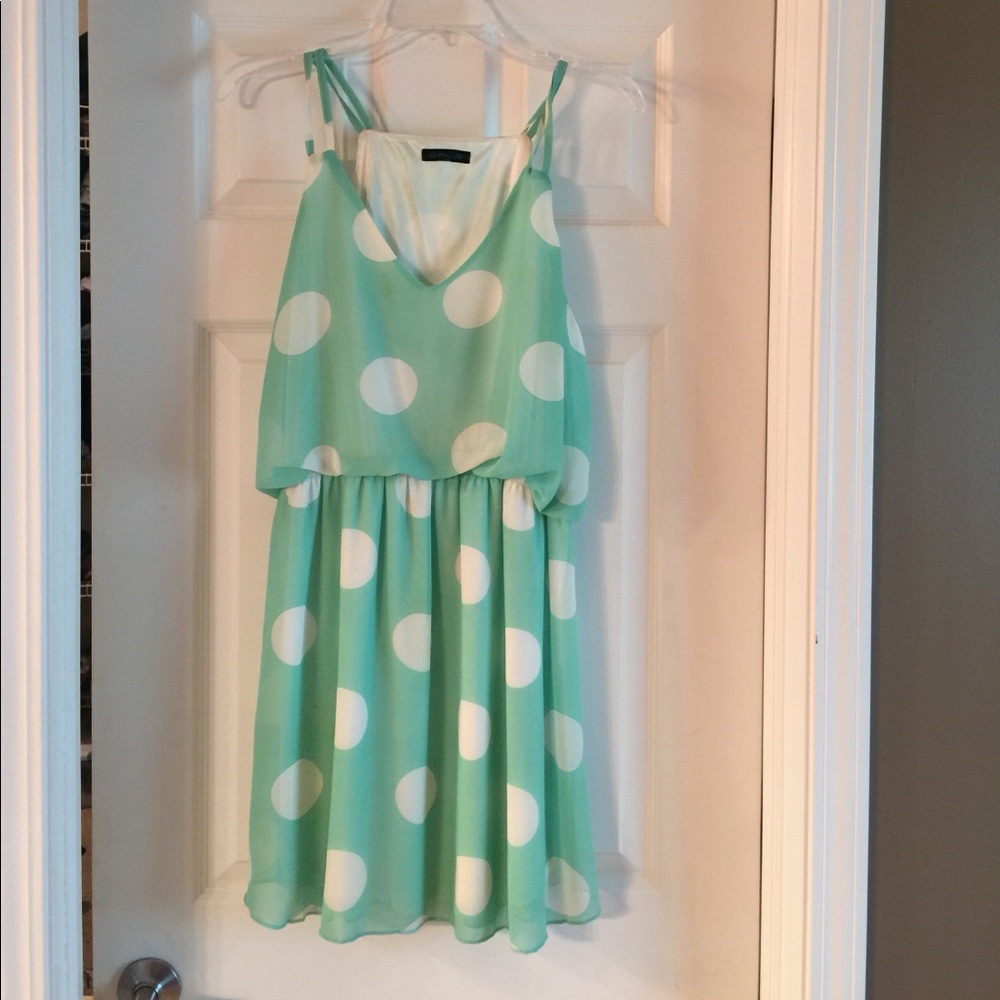 Aqua mini dress!