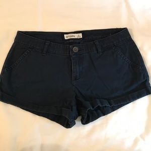 Abercrombie Kids Navy Chino Shorts