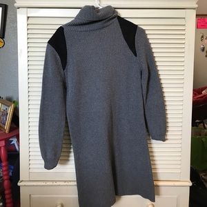 525 America gray knitted long-sleeve dress