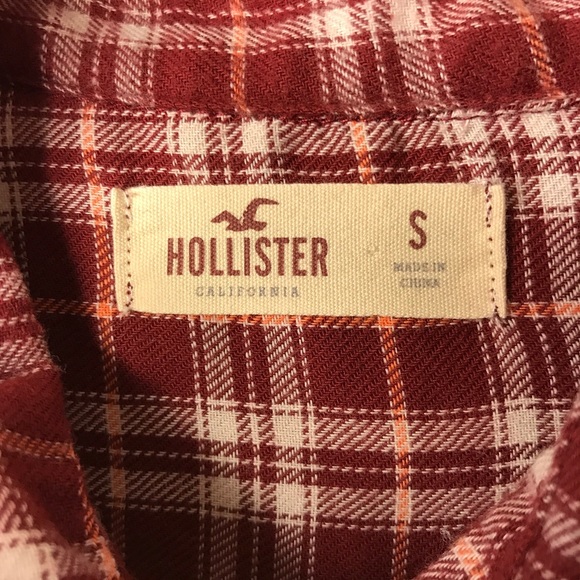 Red & White plaid shirt - Picture 3 of 4