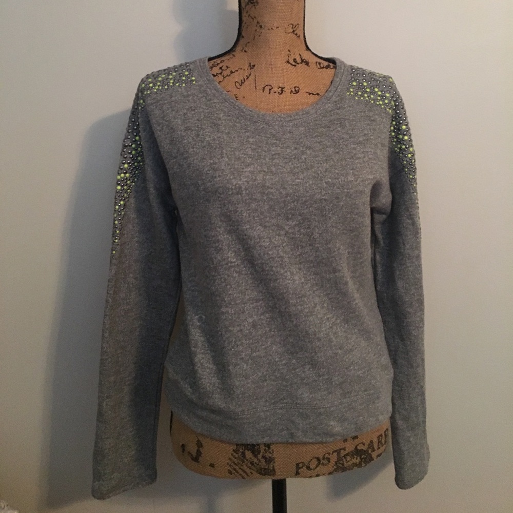 EYESHADOW Gray Sweatshirt