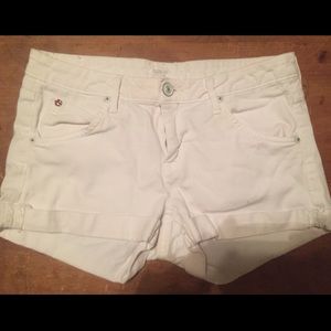 Hudson Brand White Jean Shorts Size 28