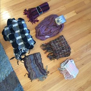 Assorted scarves