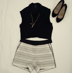 Loft stripe shorts