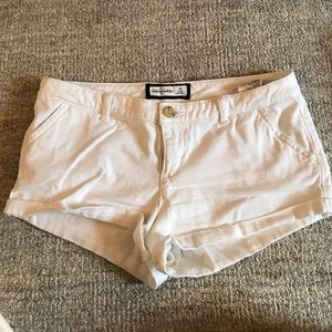 Abercrombie Kids White Chino Shorts