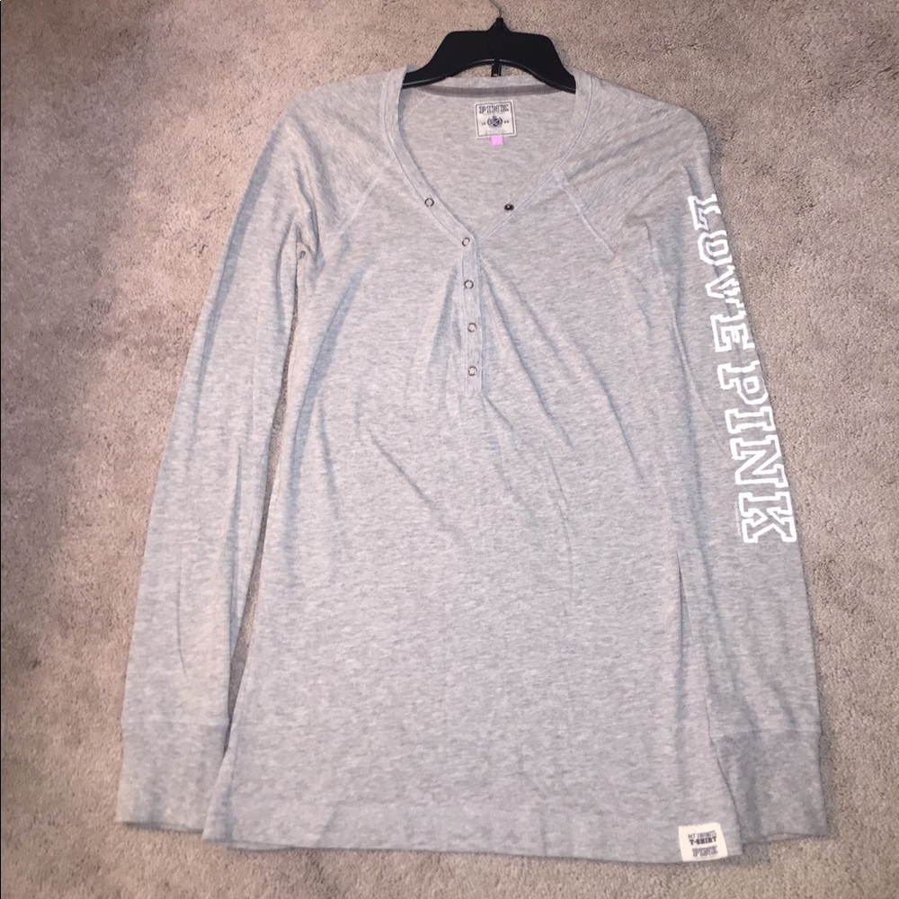 Grey henley from Pink/ VS