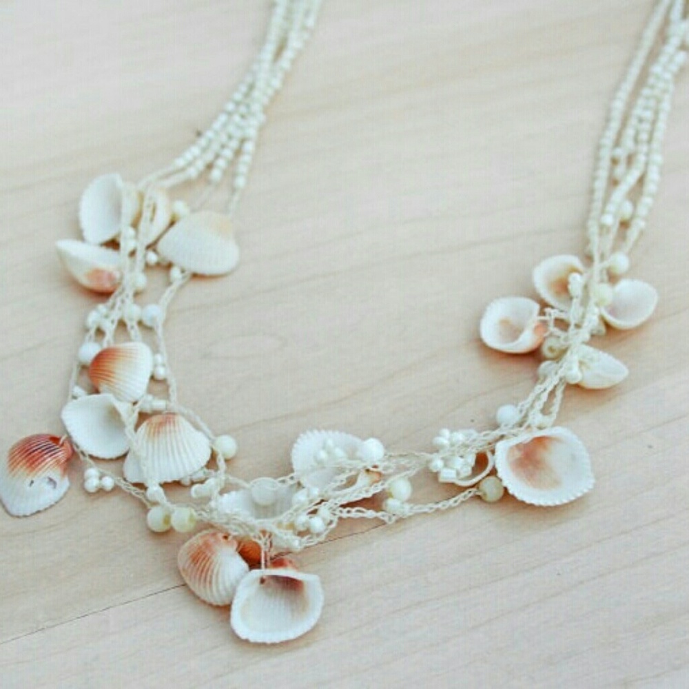Layered Shell Necklace - image 1