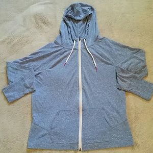 Blue and white jacket