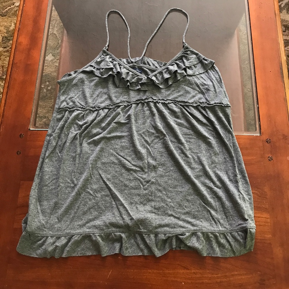 Soft ruffle tank