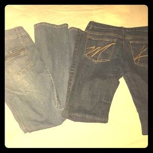 Michael Kors boot cut jeans