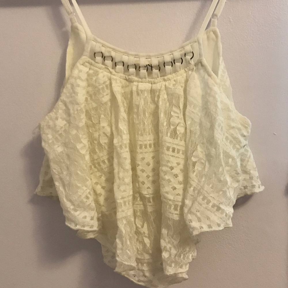 Tobi Lace Crop Top