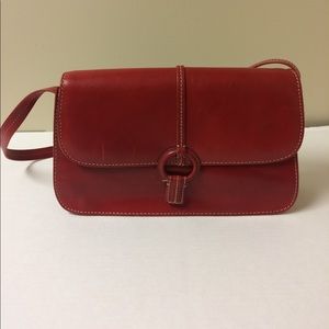 Red Leather Fossil Purse