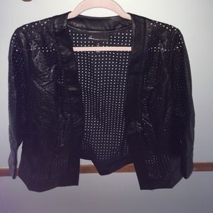 Lane Bryant leather cardinal size 14