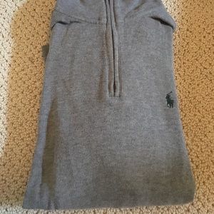 Grey Polo Sweater