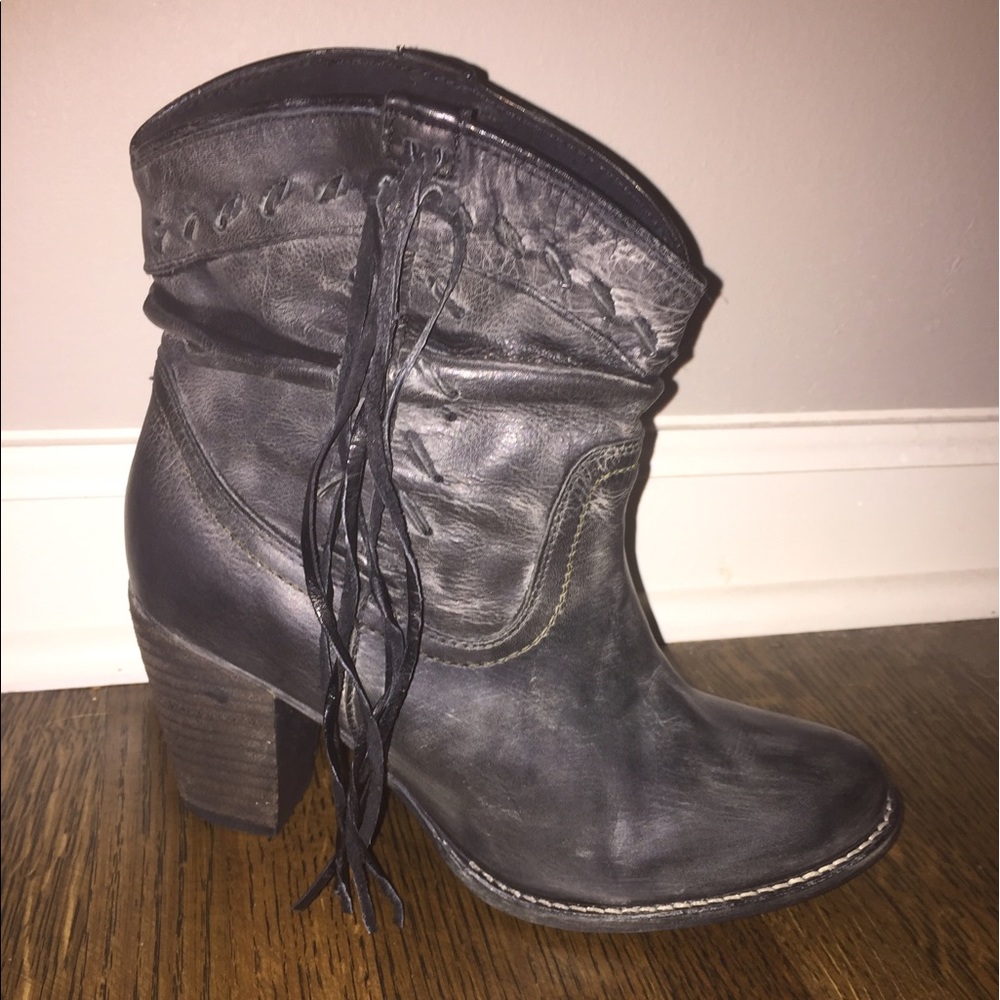 Naughty Monkey black ankle boots size 7 NWT