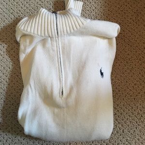 White Polo Sweater