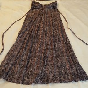 Maxi strapless dress