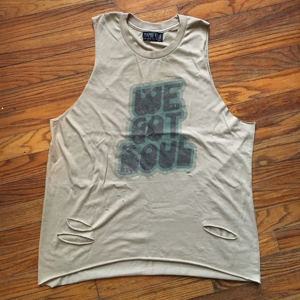 MAMIE RUTH WE GOT SOUL DISTRESSED TANK