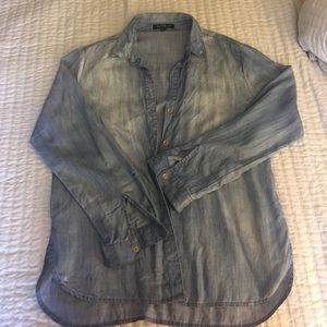 Long sleeve jean Shirt