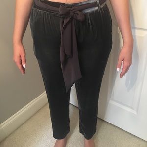 Velvet Anthropologie cigarette pants