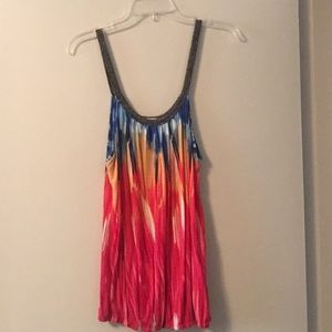 Dressy elastic tank top!!