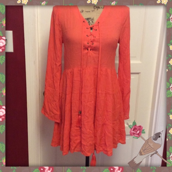 ethereal Dresses & Skirts - Ethereal festival mini dress shell pink