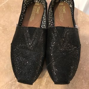 Adorable sequined TOMS slip on shoes SALE SALE