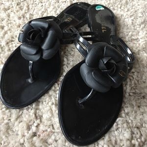 Chanel flip flops