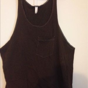American Apparel Le New Big Pocket Tank Medium