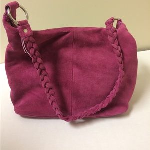 NWOT Magenta Suede Spiegel Purse