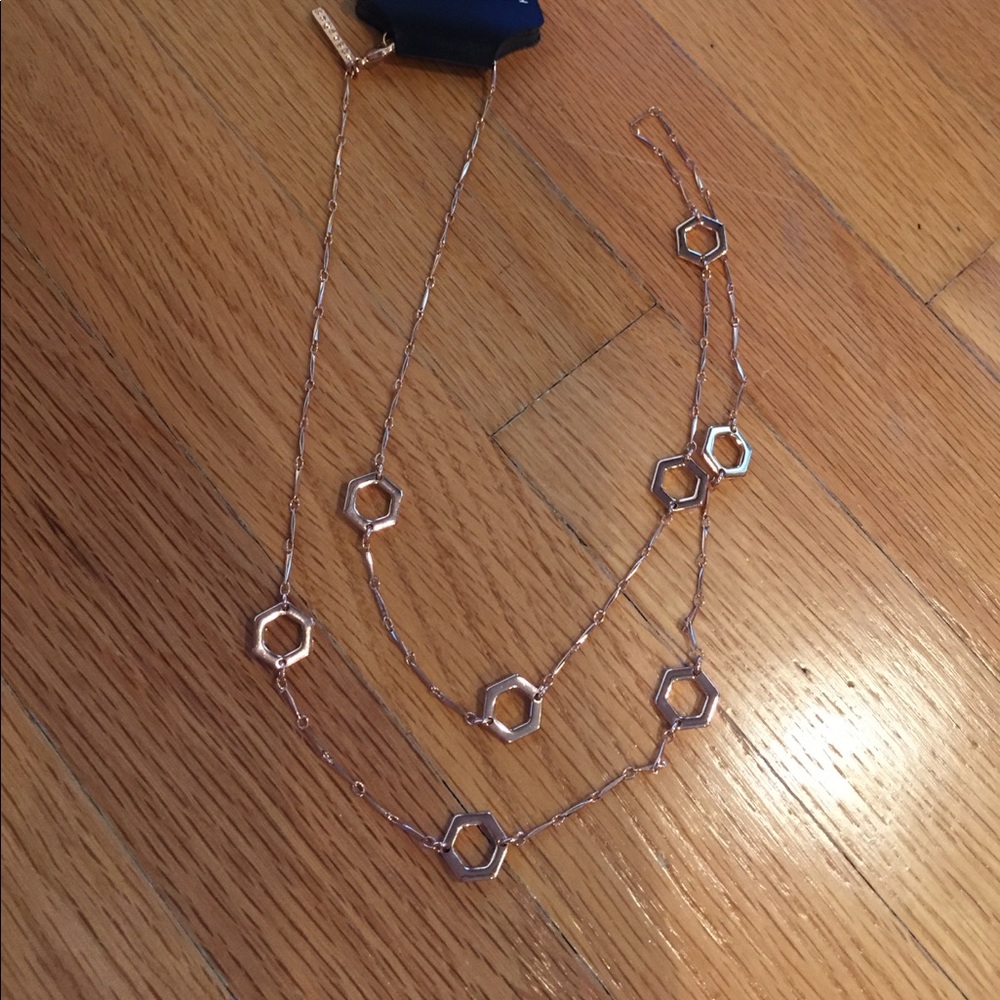 Rose gold necklace