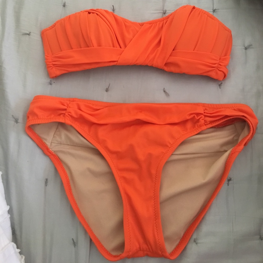 J. Crew padded Bandeau swimsuit