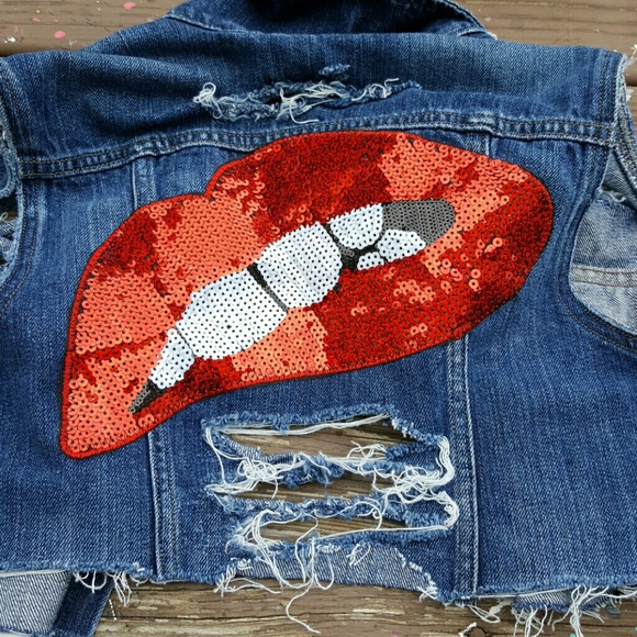 Custom Cropped levi jacket - Picture 2 of 3